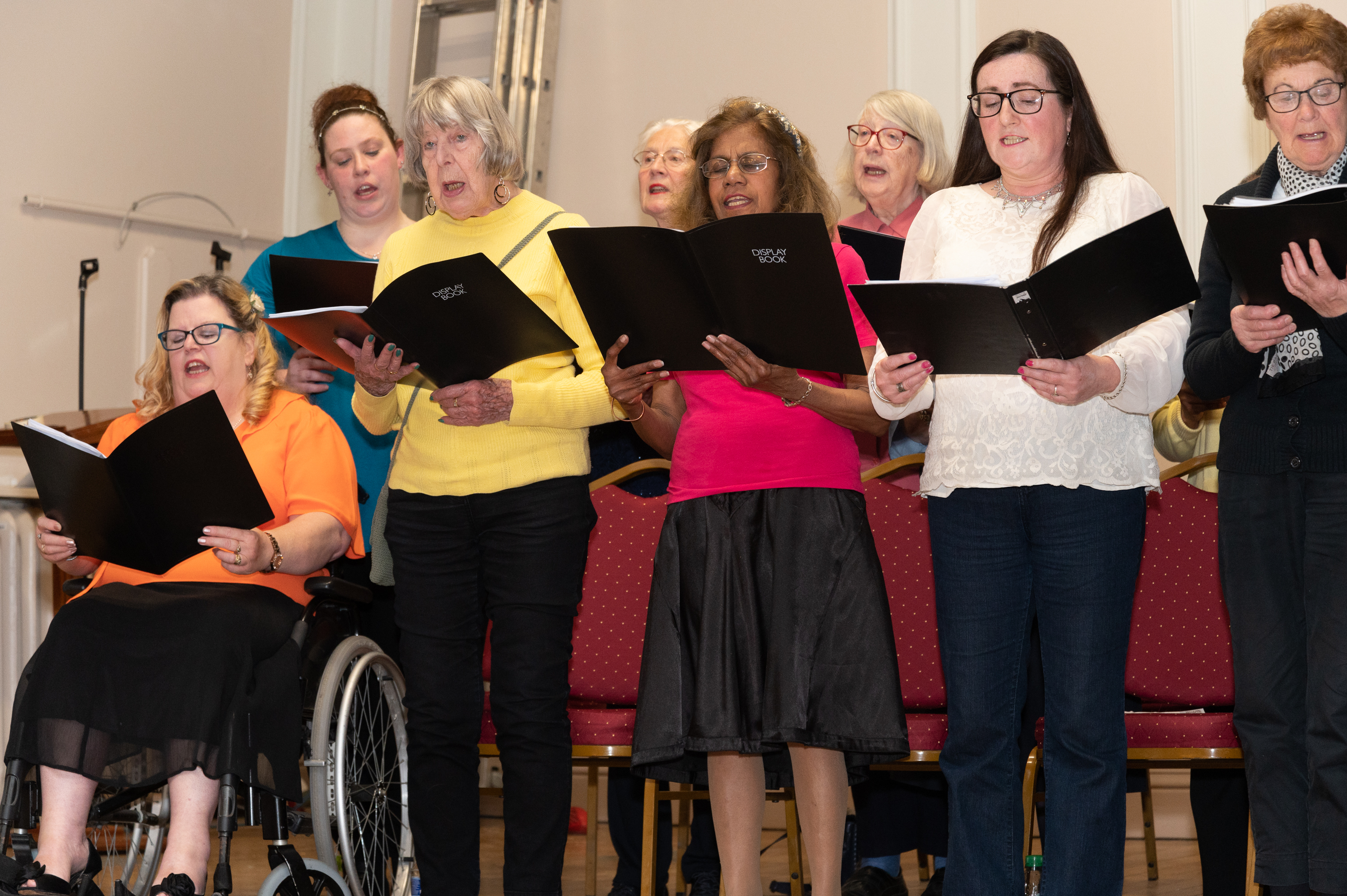 Ruils choir perform a selection of songs to celebrate the Ruils anniversary