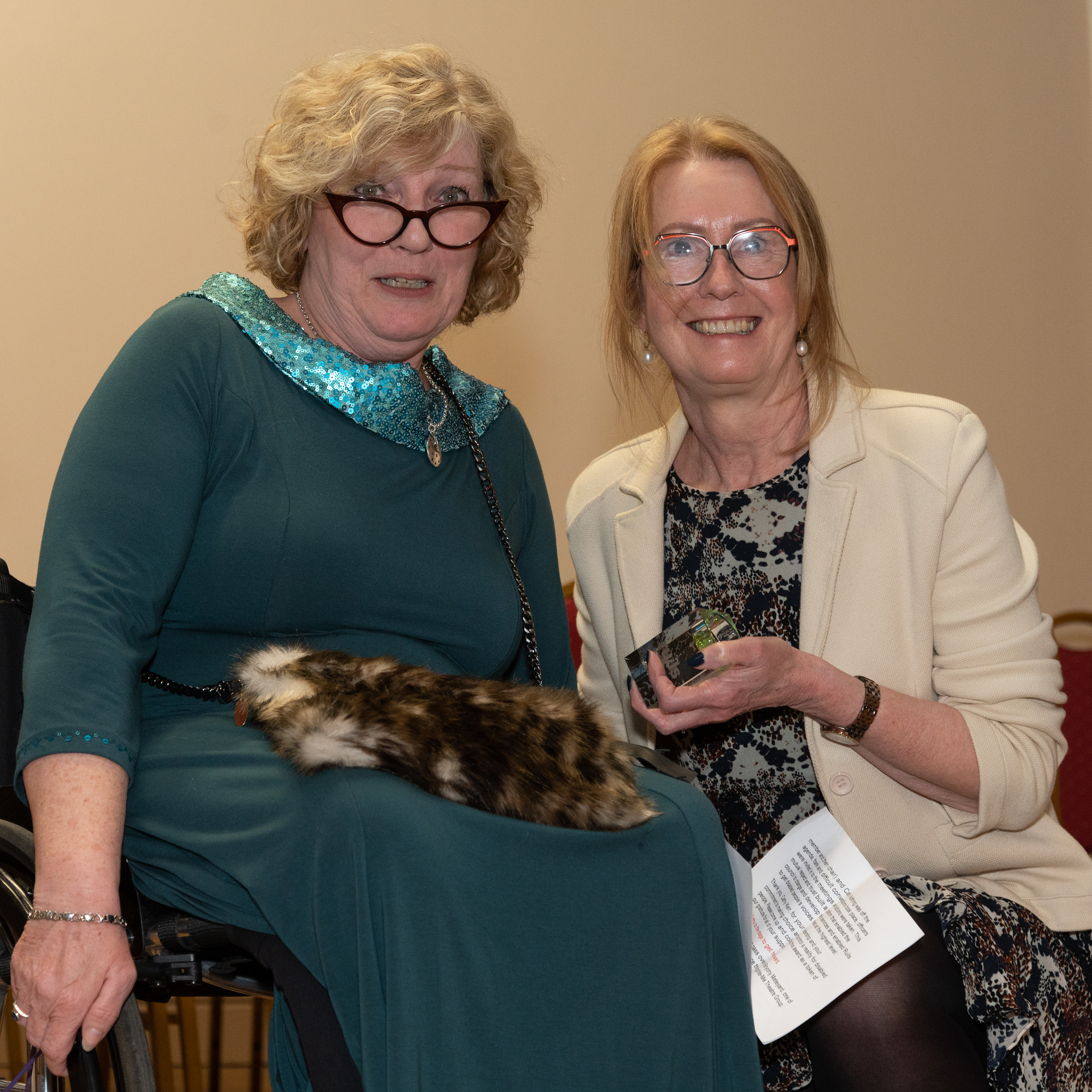 Ruils Vice-Chair, Jane Getley, honours Statutory Partner Cathy Kerr